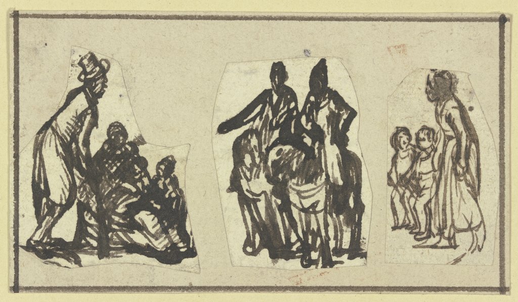 Drei kleinfigurige Gruppen, Hendrik Goudt