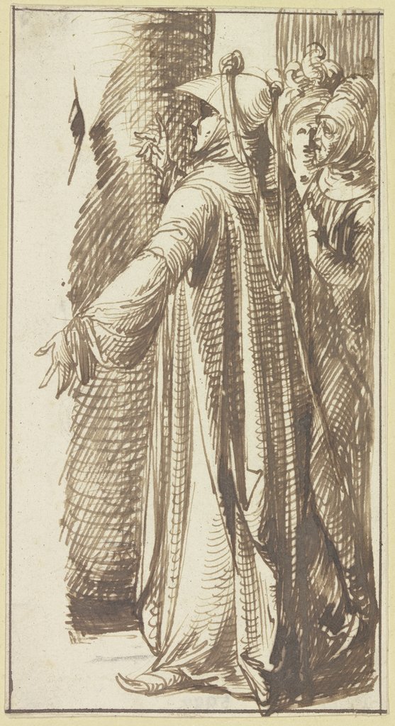 Three figures, Hendrik Goudt