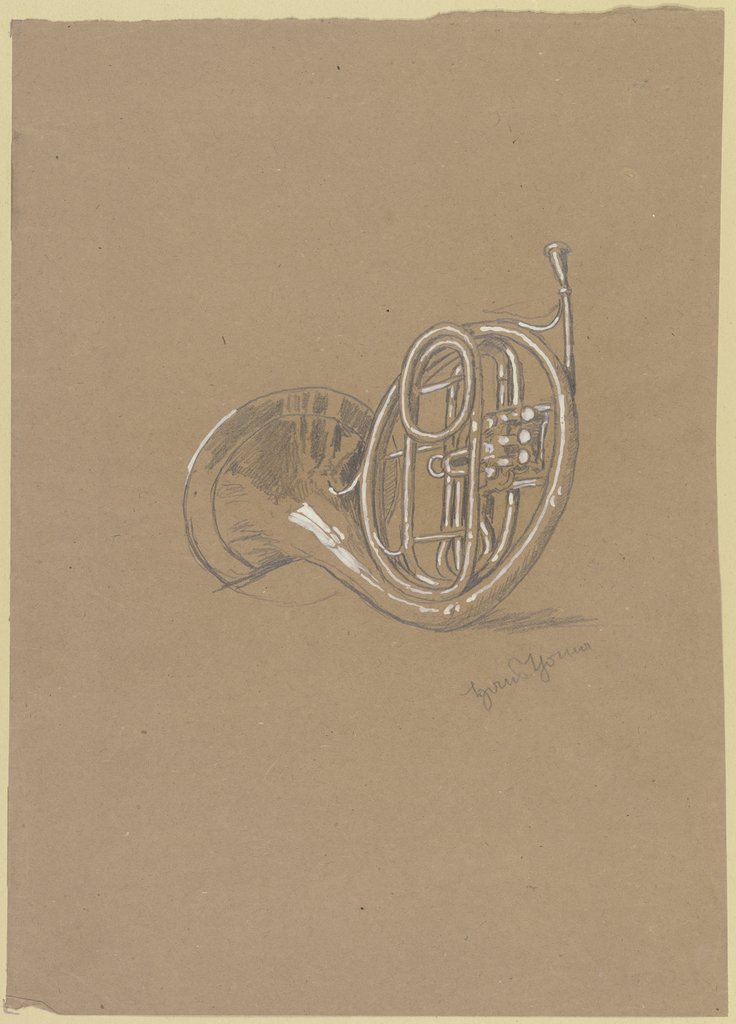 French horn, Hans Thoma