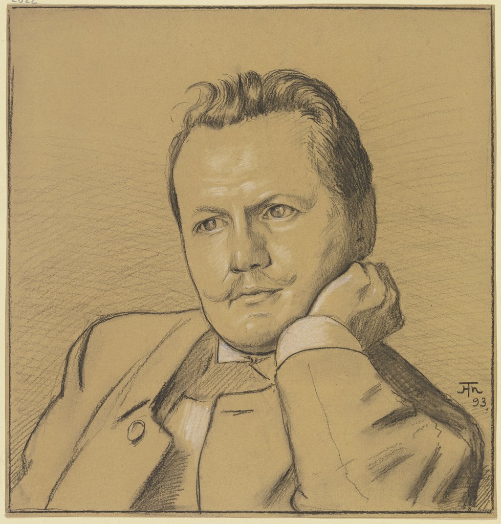Bildnis Otto Julius Bierbaum, Hans Thoma
