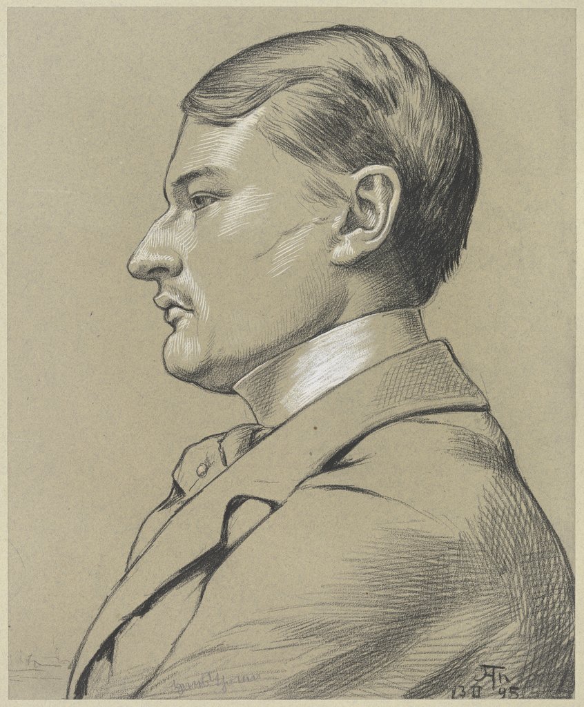 Portrait of Otto Küchler, Hans Thoma