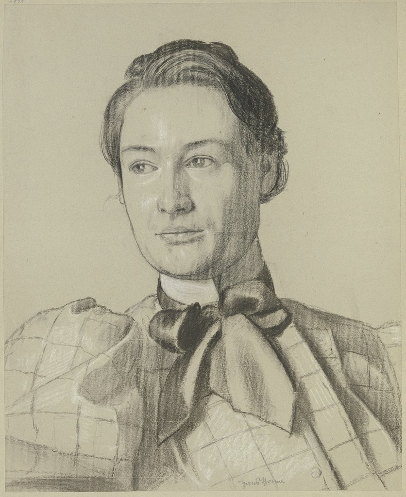 Portrait of Sofie Küchler, Hans Thoma
