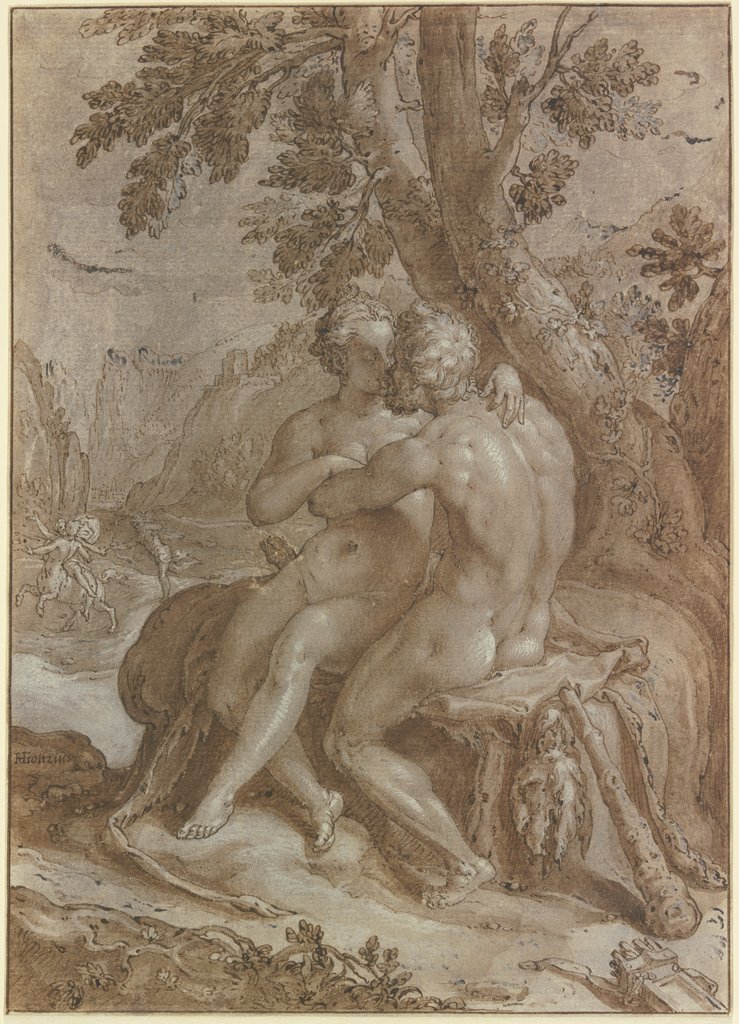 Hercules and Dejanira, Hendrick Goltzius