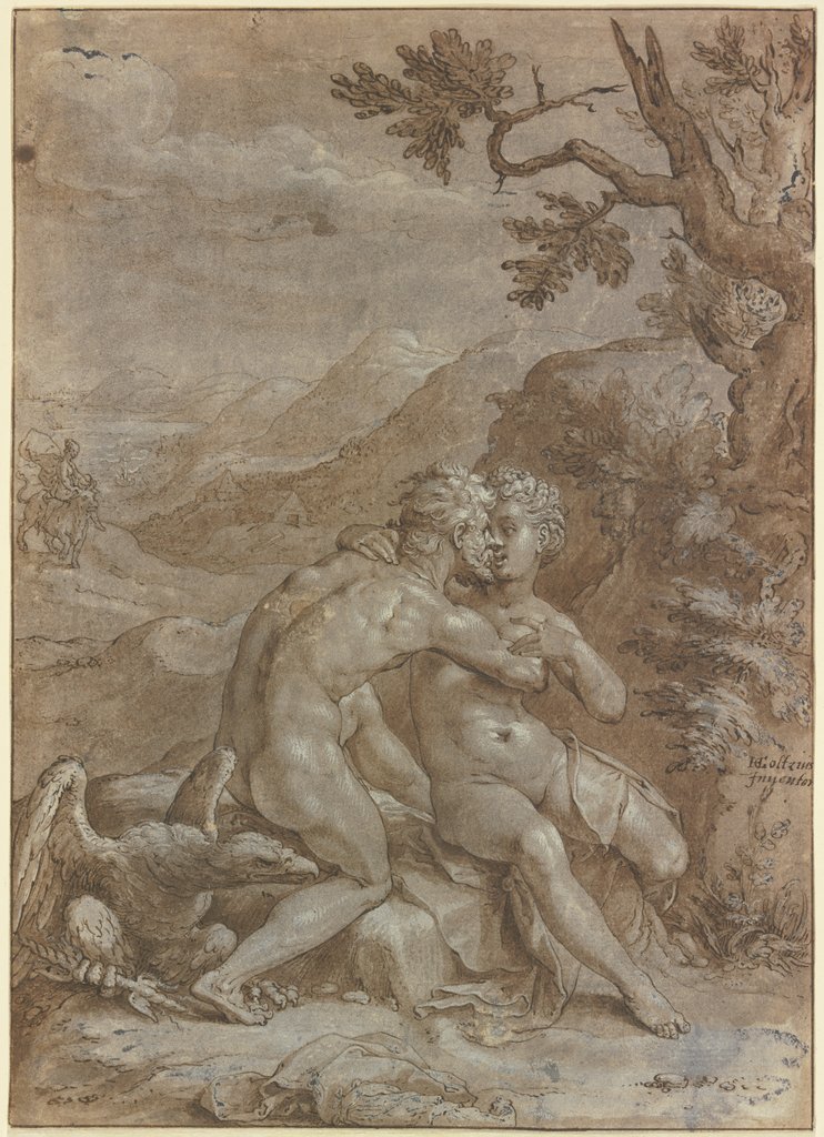 Jupiter and Europa, Hendrick Goltzius