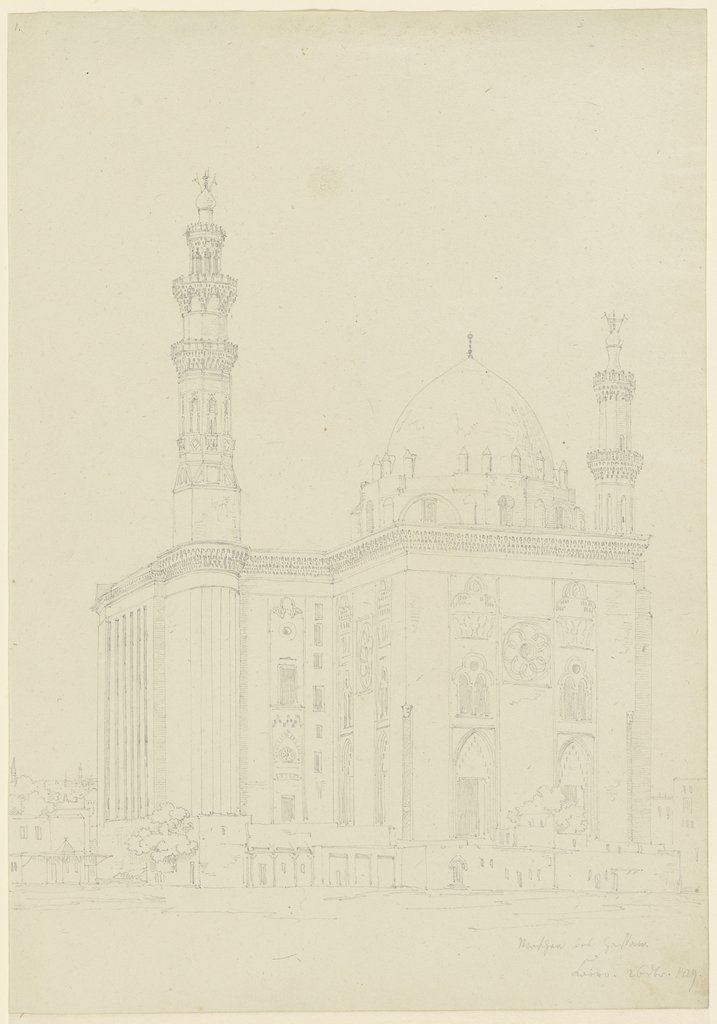 Die Sultan-Hassan-Moschee in Kairo, Friedrich Maximilian Hessemer