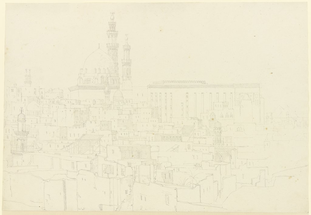 View of Cairo, Friedrich Maximilian Hessemer