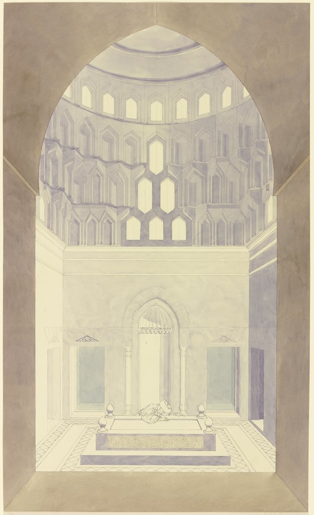 Grab des Sultan Quaitbay in Kairo, Friedrich Maximilian Hessemer
