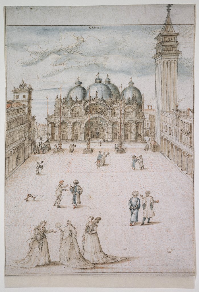 Saint Mark's Square in Venice, Joris Hoefnagel