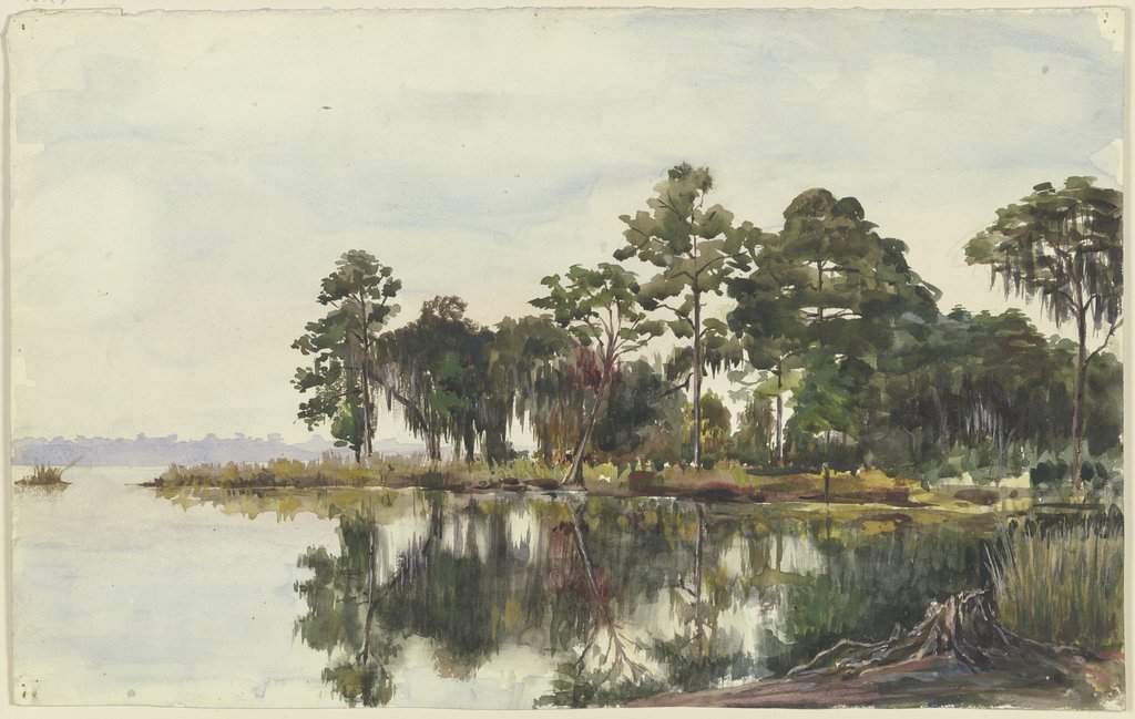 Baumschlag am Wasser, Jacksonville, Fritz Hauck