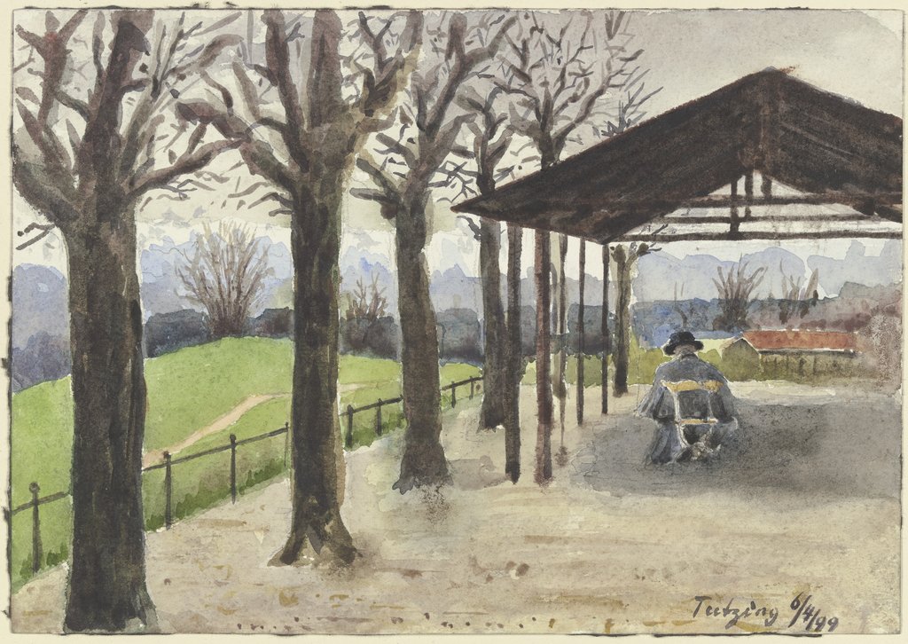 View from Tutzing, Fritz Hauck