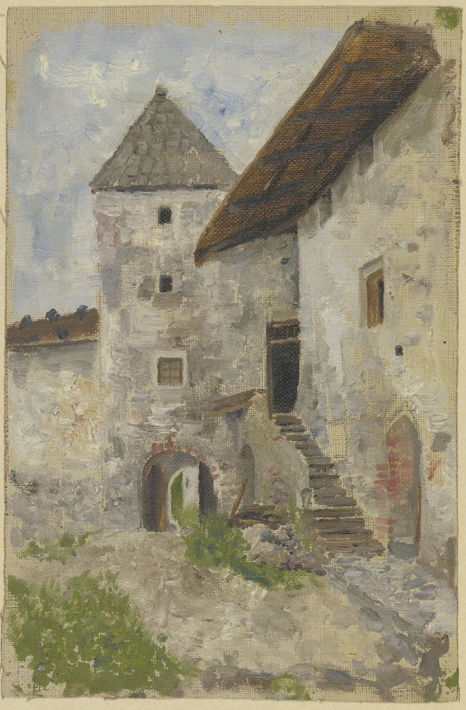 Tower of a city wall, Fritz Hauck