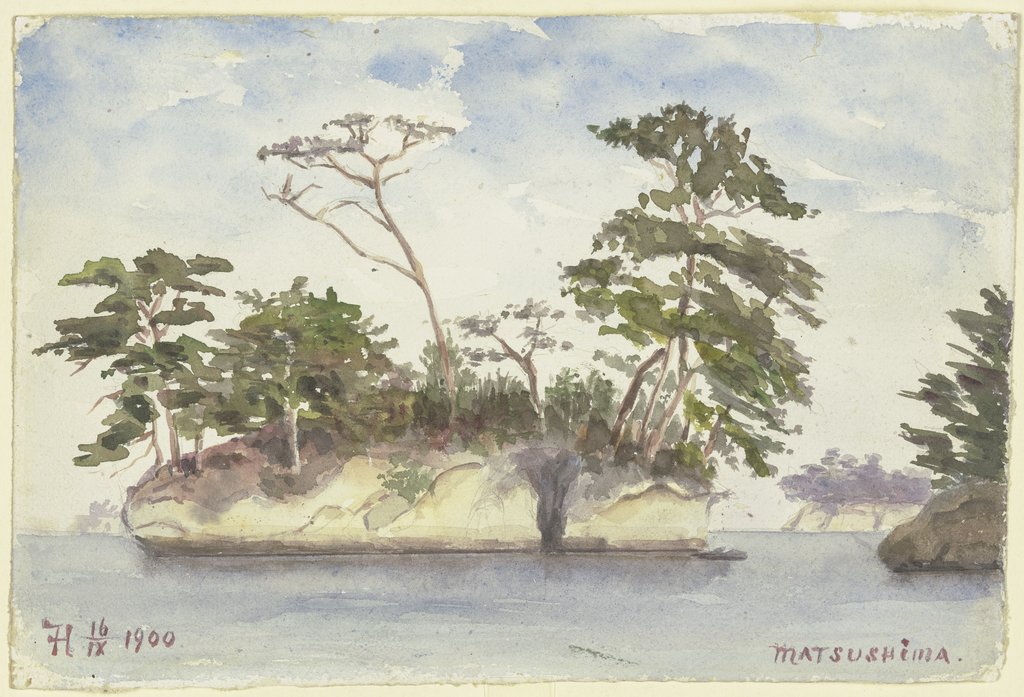 Inselgruppe vor Matsushima, Fritz Hauck