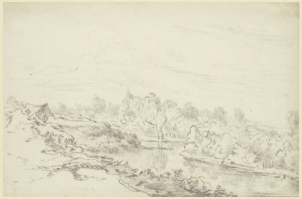 Flußlandschaft, Jacob Isaacksz. van Ruisdael