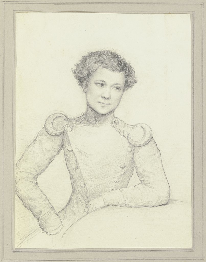 Porträt eines jungen bayerischen Artillerieleutnants, Marie Ellenrieder