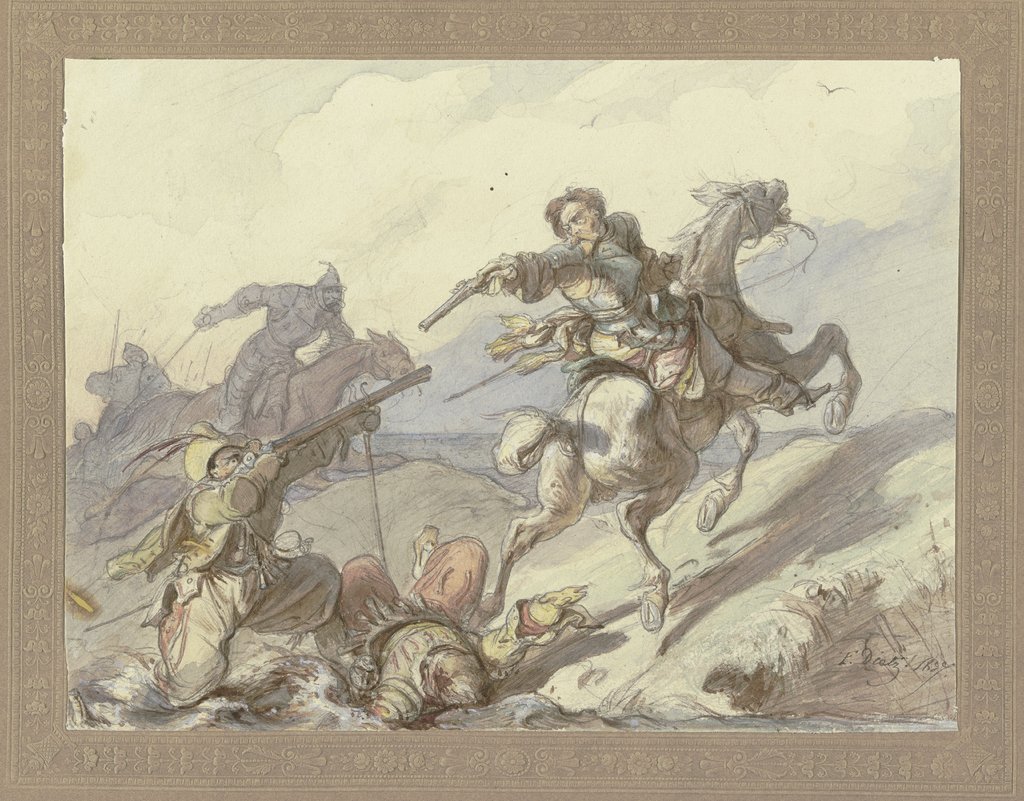 Attack on knights, Friedrich Dietz