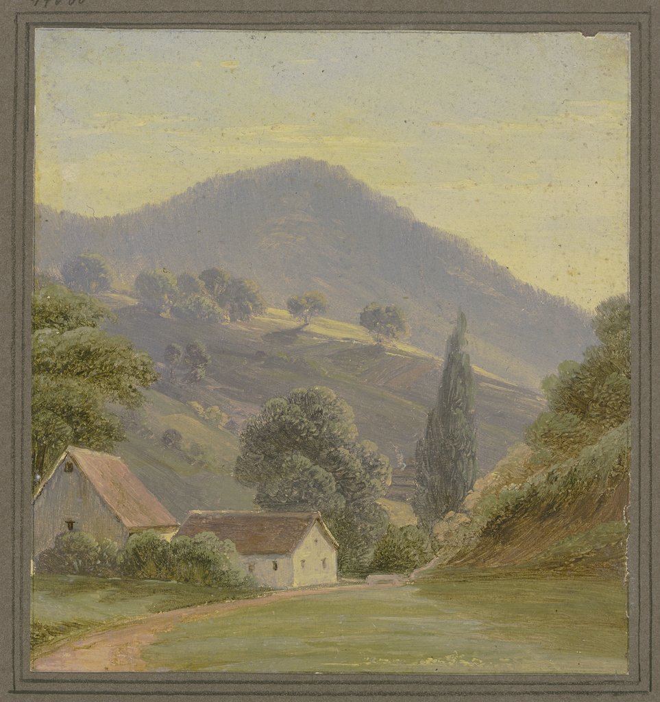 Mountainscape, German, 19th century