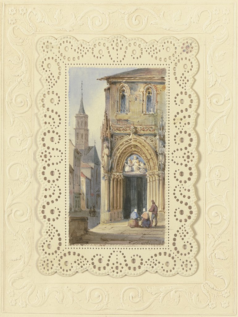Portal einer gotischen Kirche, Mathieu