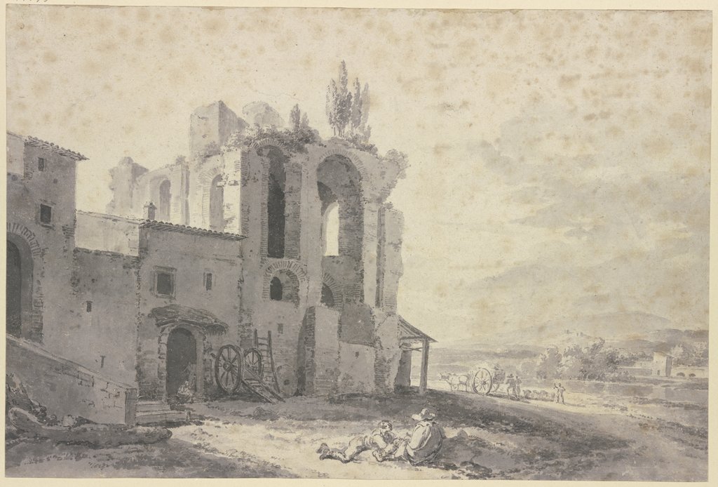 Roman ruins, Jan Asselijn