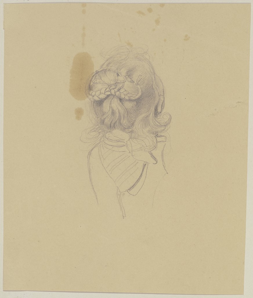 Child's head from behind, Jakob Becker
