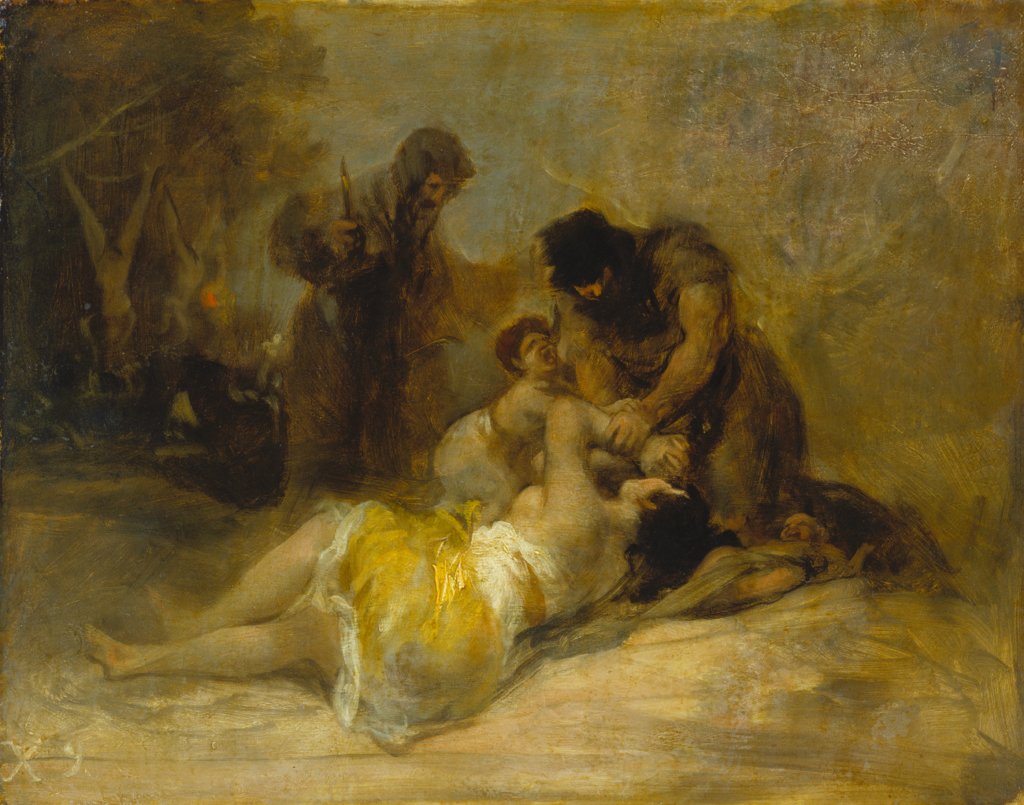 Überfall auf eine Frau, Francisco de Goya;   ?