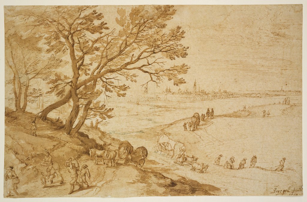 Landschaft mit Blick auf Antwerpen, Jan Brueghel the Elder