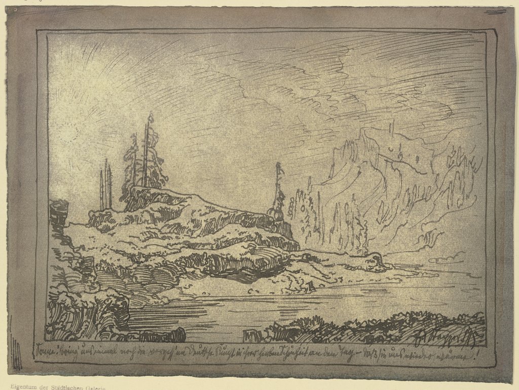 High mountain landscape, Edmund Steppes
