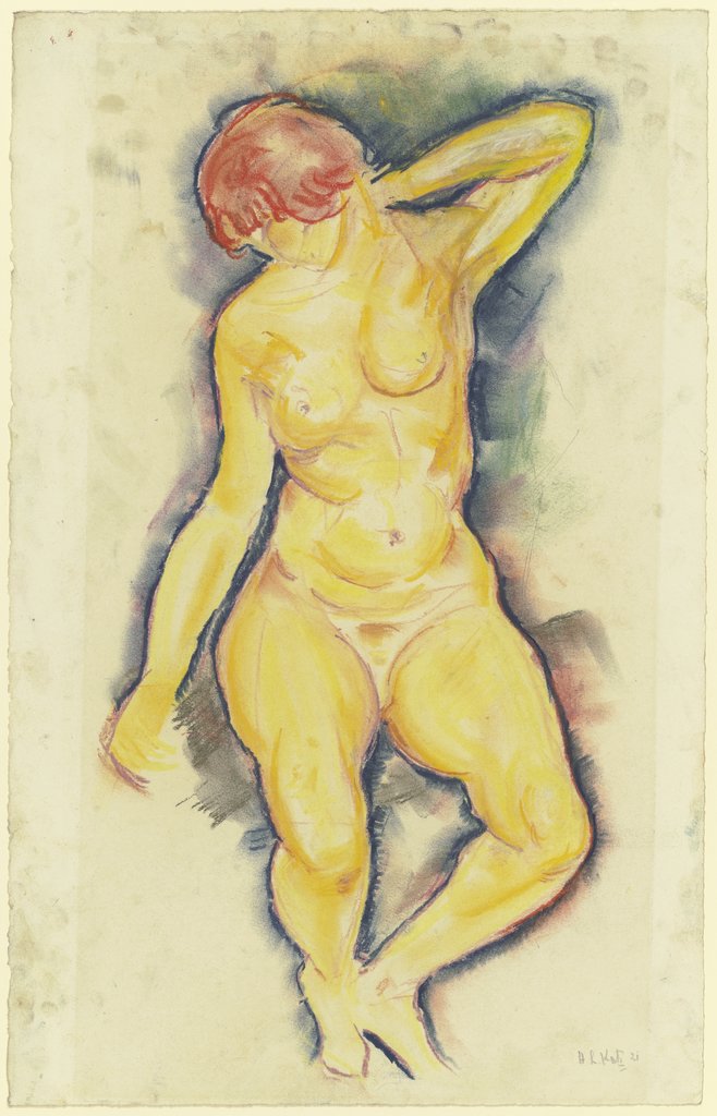 Female nude, Hanns Ludwig Katz