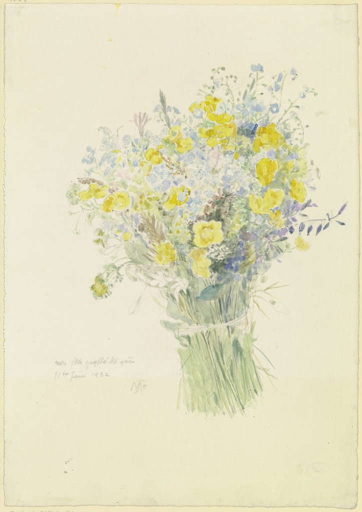 Wild flower bouquet, Marie Paquet-Steinhausen