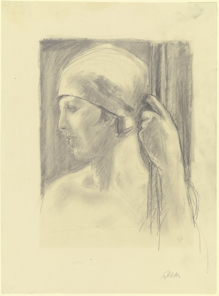 Athena's head, Karl Albiker