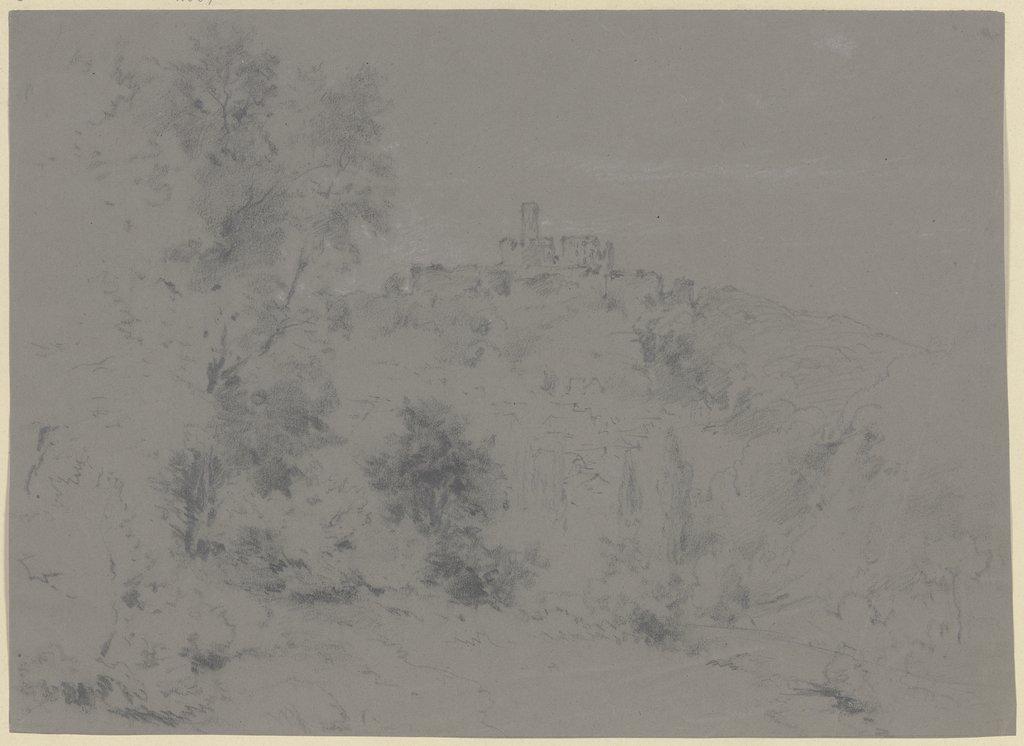 Blick auf die Ruine Königstein, Adolf Hoeffler