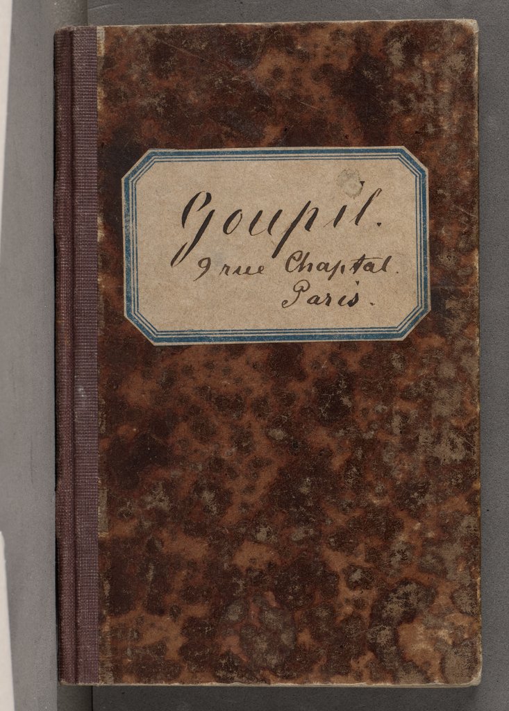 Verzeichnis der Werke für Goupil & Cie, Paris, Adolf Schreyer