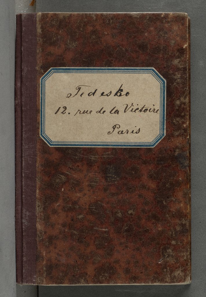 Verzeichnis der Werke für Tedesco, Paris, Adolf Schreyer