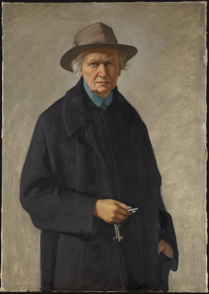 Self-portrait with Keys, Ottilie W. Roederstein