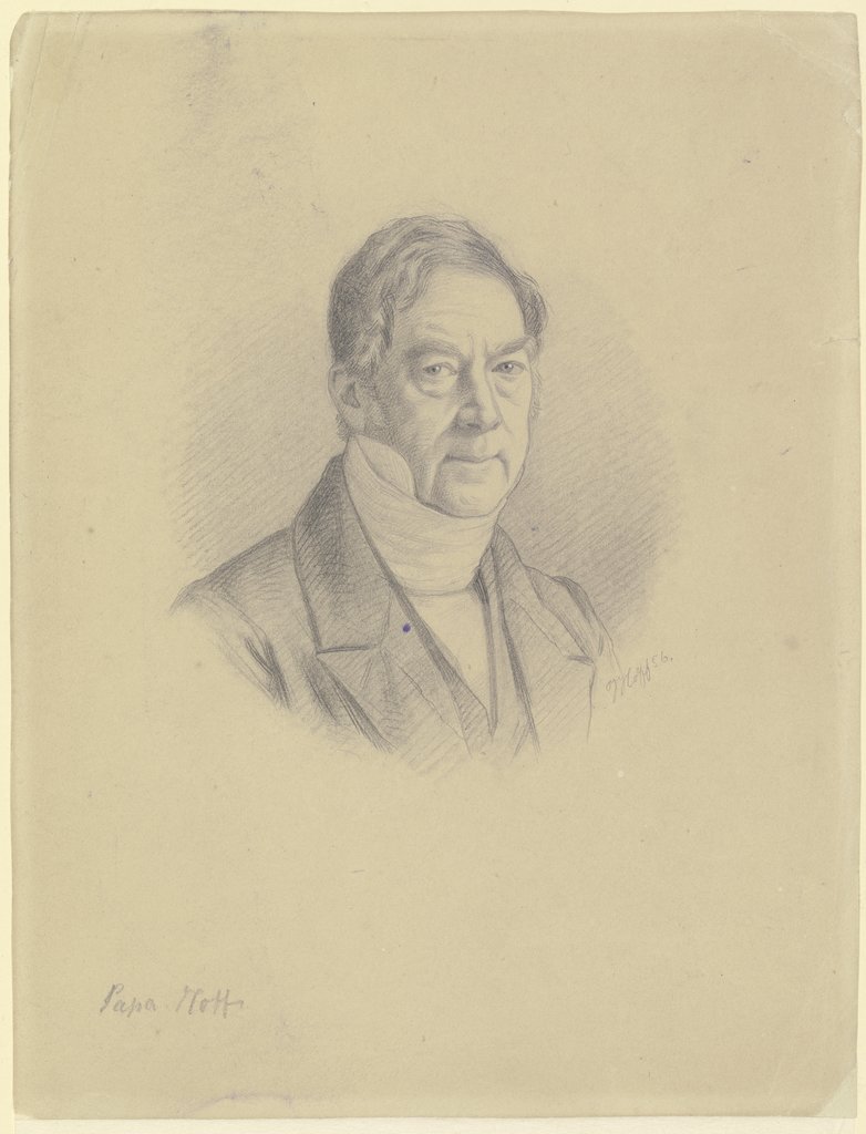 Bildnis Johann Jeremias Hoff, Vater des Künstlers, Johann Jakob Hoff