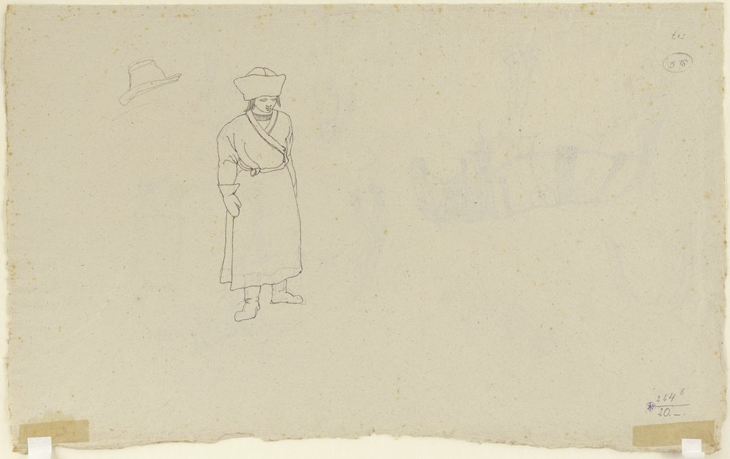 Russischer Knabe mit Hut, Franz Pforr