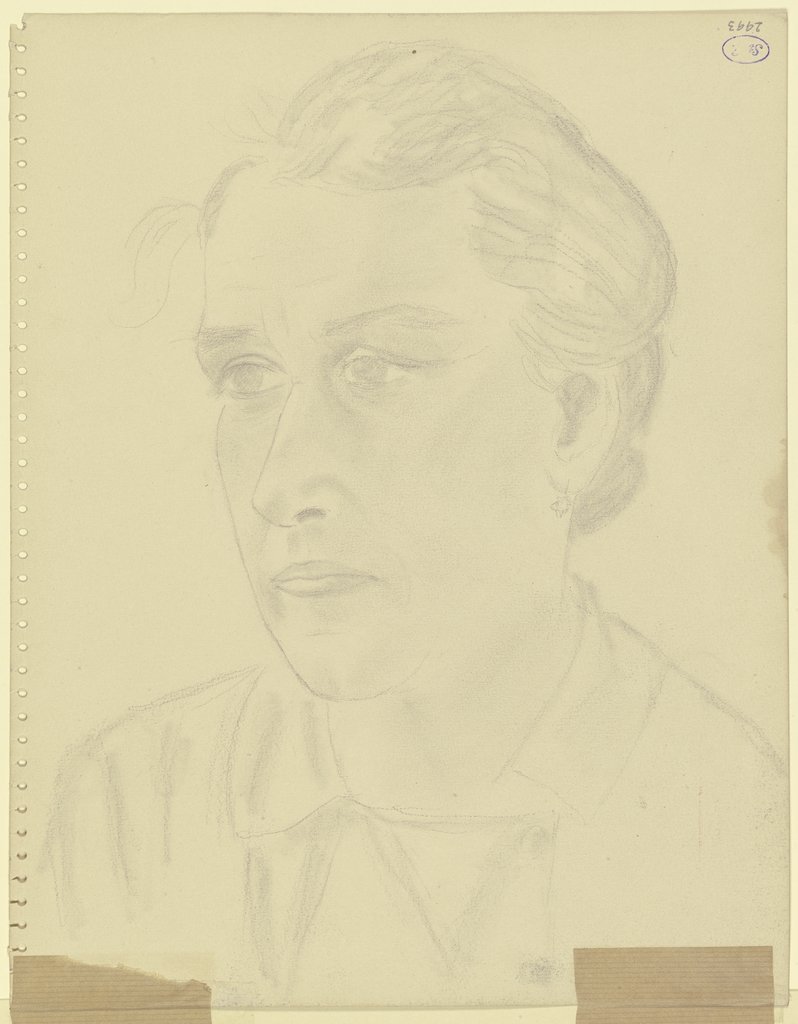 Portrait of a woman, Hans Bernt Gebhardt