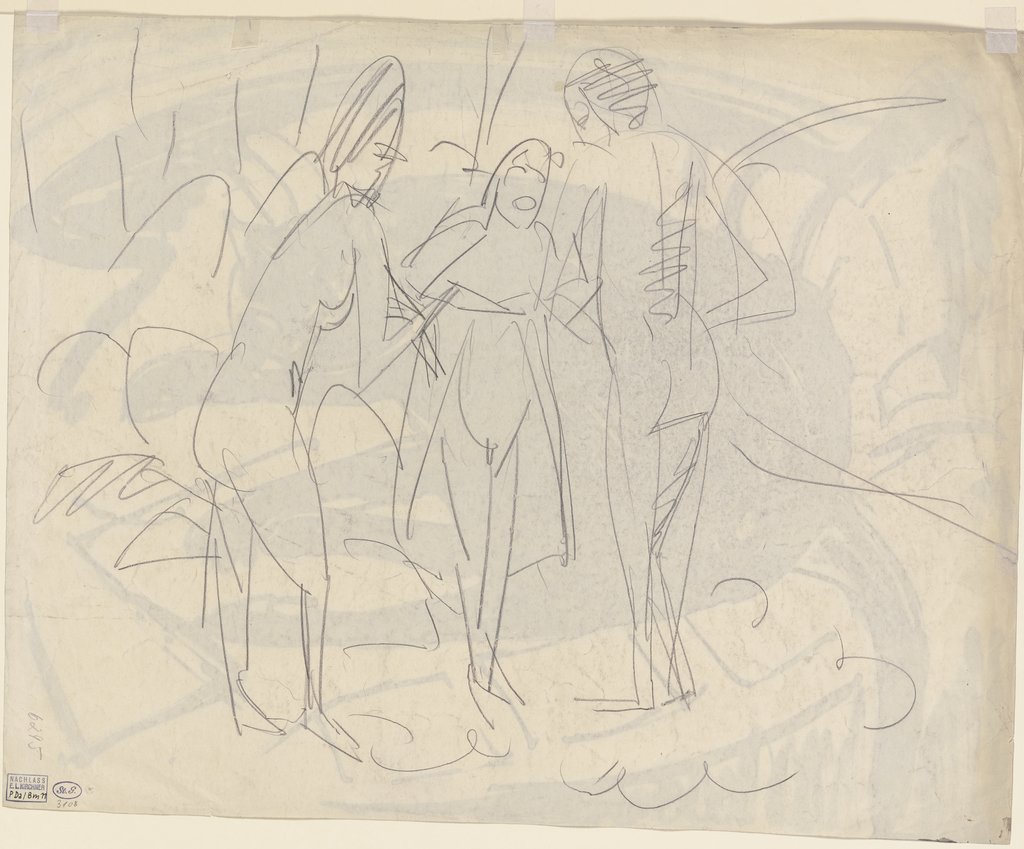 Drei stehende Akte, Ernst Ludwig Kirchner