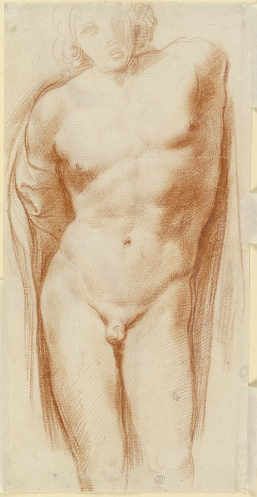 Nude of a boy, Annibale Carracci;   ?