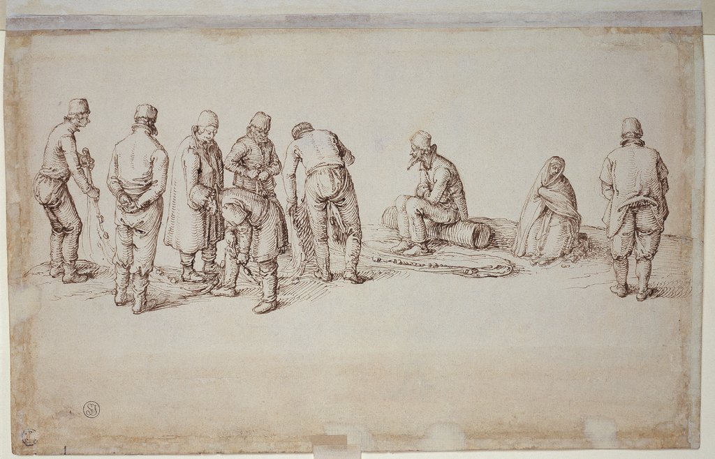 Eine Gruppe von Fischern, Jacques de Gheyn II
