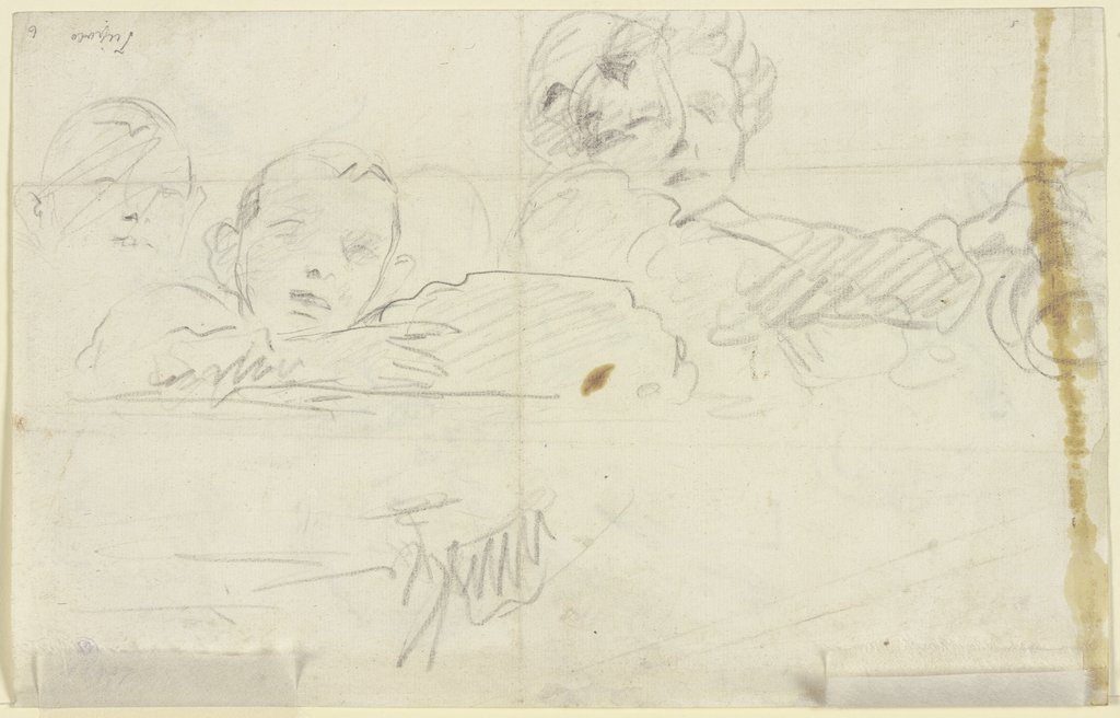 Studies of two figures, Giovanni Battista Tiepolo