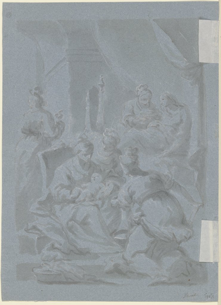 Birth of the Blessed Virgin Mary (?), Carlo Maratti;   ?