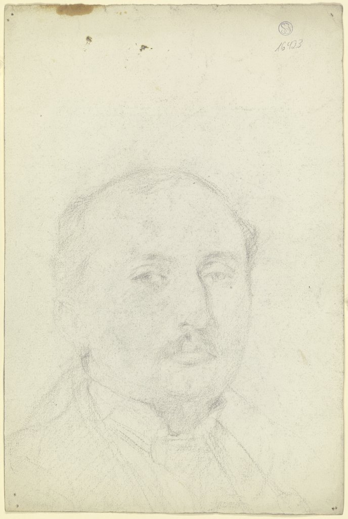 Portrait of a man, Otto Scholderer