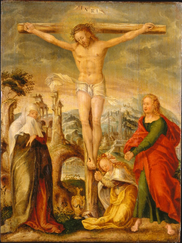 The Crucifixion, Hans Mielich;  workshop