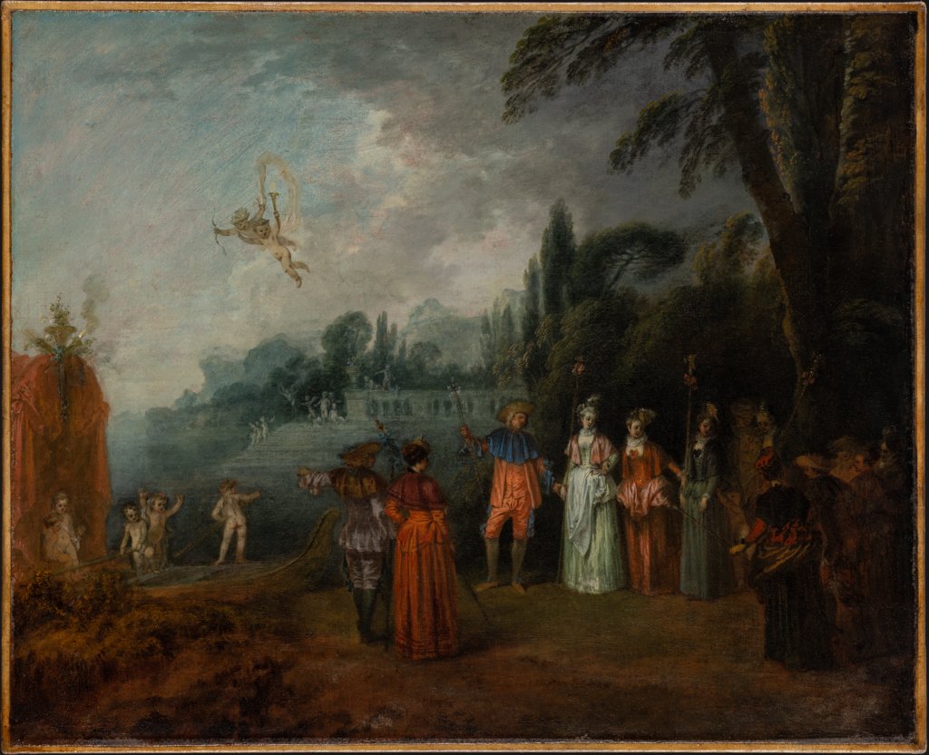 Die Einschiffung nach Kythera, Jean-Antoine Watteau