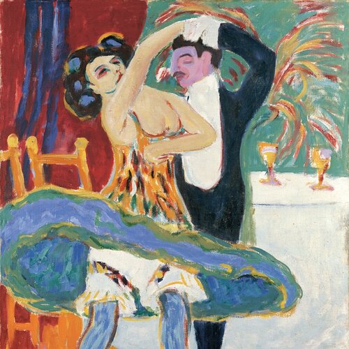 Varieté; Englisches Tanzpaar, Ernst Ludwig Kirchner