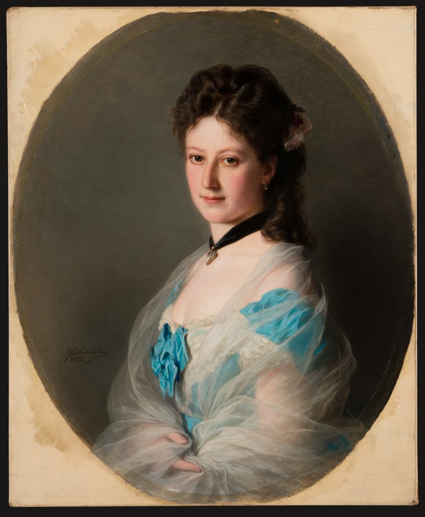 Portrait of Olga von Grunelius, Franz Xaver Winterhalter