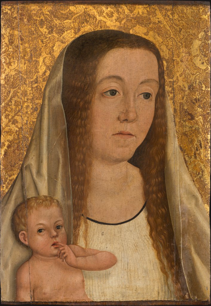 Heilige mit Kind, Schwäbischer Meister um 1500