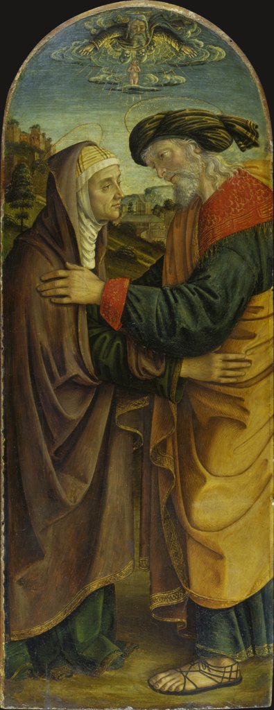 Begegnung von Joachim und Anna an der Goldenen Pforte, Macrino d'Alba