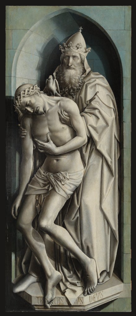 Trinität, Meister von Flémalle, Robert Campin;  Werkstatt