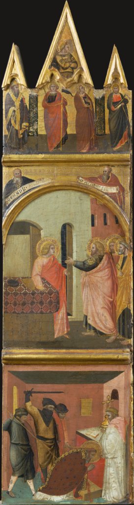 Berufung und Martyrium des Matthäus, Pietro Lorenzetti;  Werkstatt